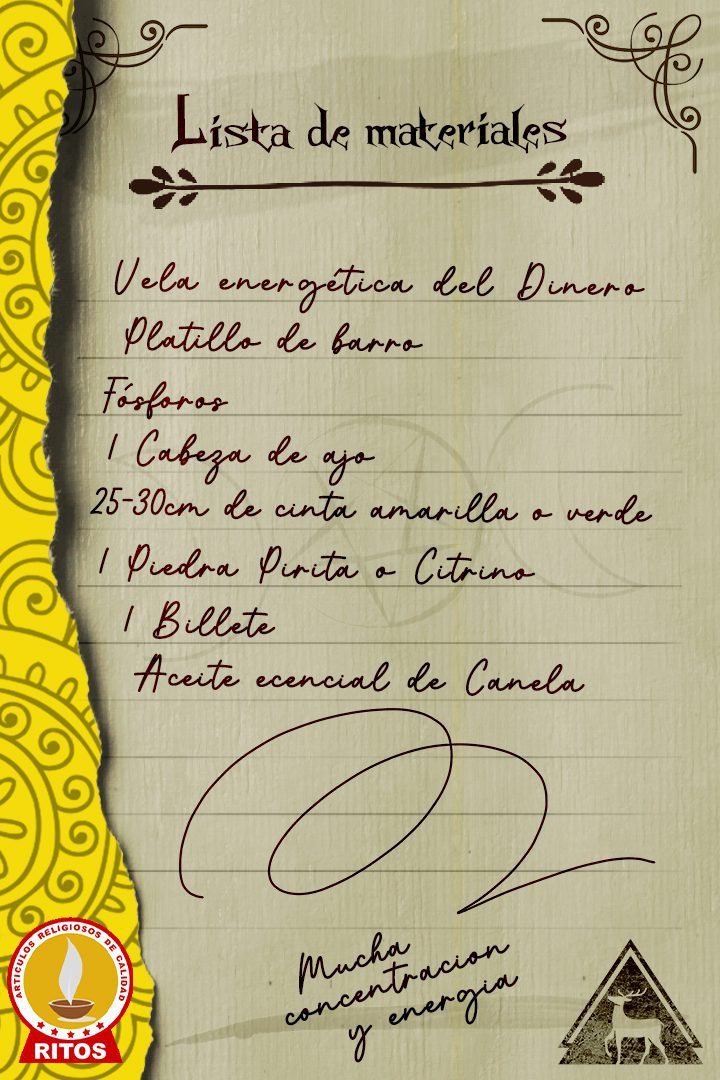 Vela energetica Dinero