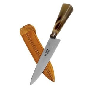 Faca empuñadura de guampa 1 Faca empuñadura de guampa