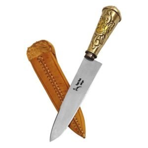 Faca empuñadura de San Jorge 1 Faca empuñadura de San Jorge