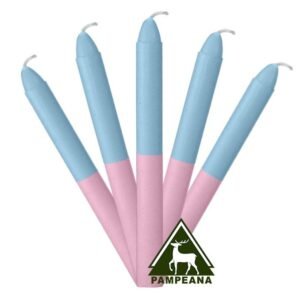 Vela N4 celeste y rosada