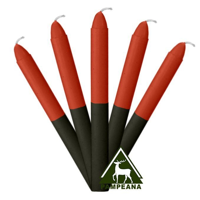 Vela N4 roja y negra