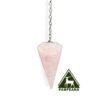 Péndulo de piedra Cuarzo Rosa