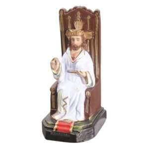 Cristo Rey (sentado) blanco