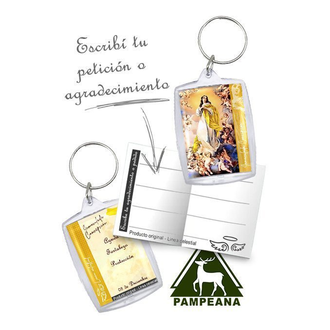 Llavero Inmaculada ( línea celestial)