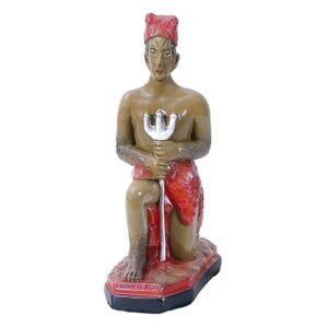 Tranca Rua, Exu (ajoelhado)