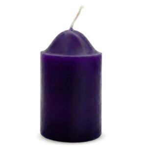 Velon pilar chico de 4x6cm liso Violeta