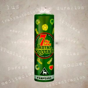 Velón 7 días Verde