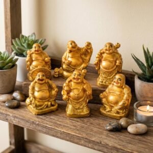 Buditas dorados sonrientes