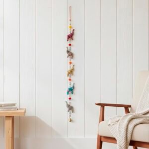 Colgante de Elefantes colorido de tela chico